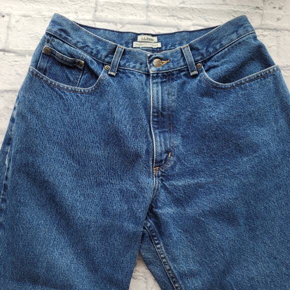 L.L. Bean Original Fit Relaxed Jeans Size 12 Regular - Picture 4 of 12